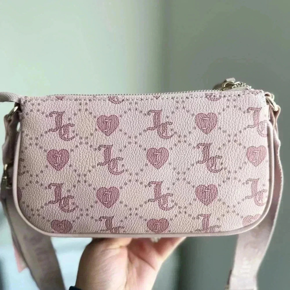 Juicy Couture Double Trouble Crossbody Dusty Blush - Picture 7 of 7